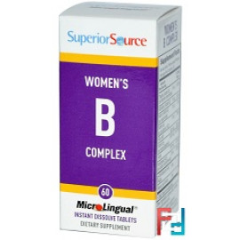 Superior Source,  Women's B Complex,60 MicroLingual